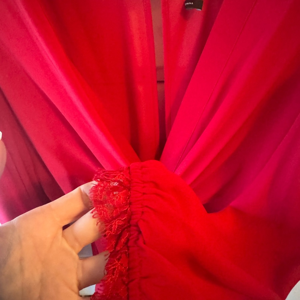 Red romper - Picture 2 of 3